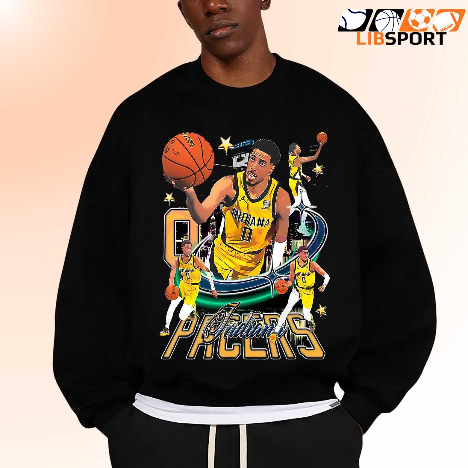 Tyrese Haliburton T Shirt, Indiana Nba Streetwear Tee, Retro Fan Shirt